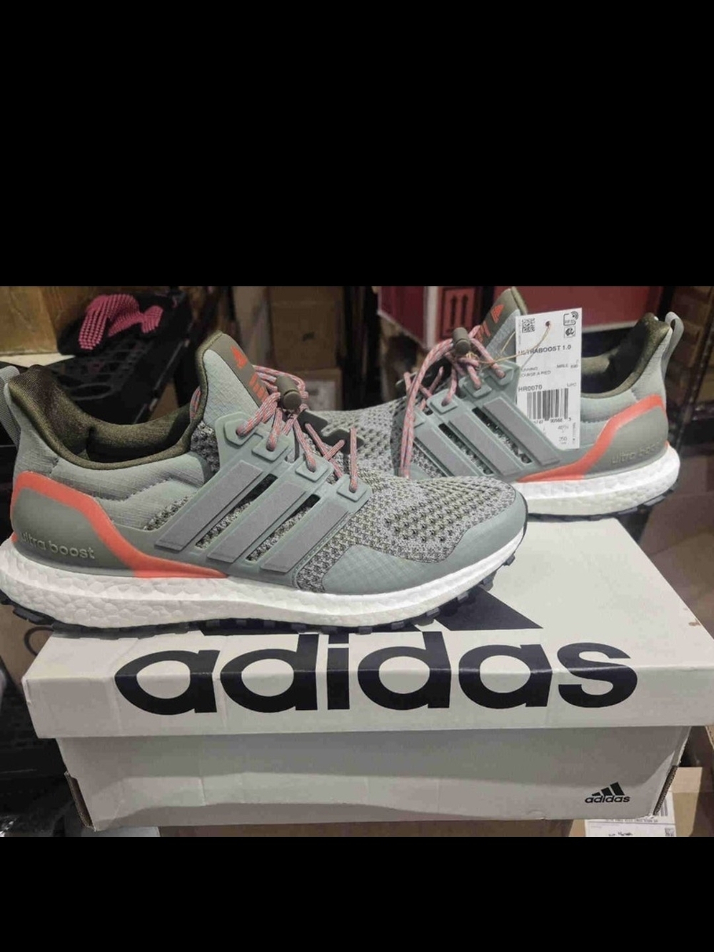 Adidas Ultraboost 1.0 Shoes Size 7 Mens Green New